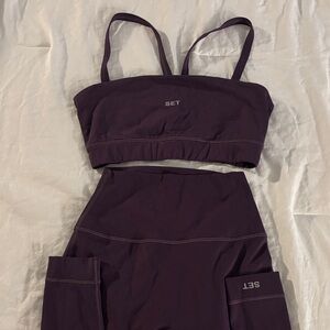 SET ACTIVE Purple Set size x small